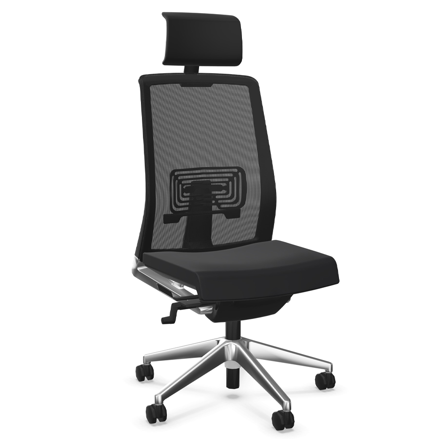 HAWORTH Very (Comfort 62) - Netzrücken mit Kopfstütze - Lumbalunterstützung