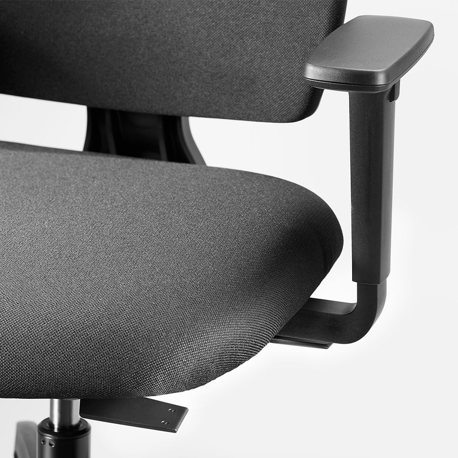 Dauphin speed-o SP 7639 schwarz mit Polsterrückenlehne