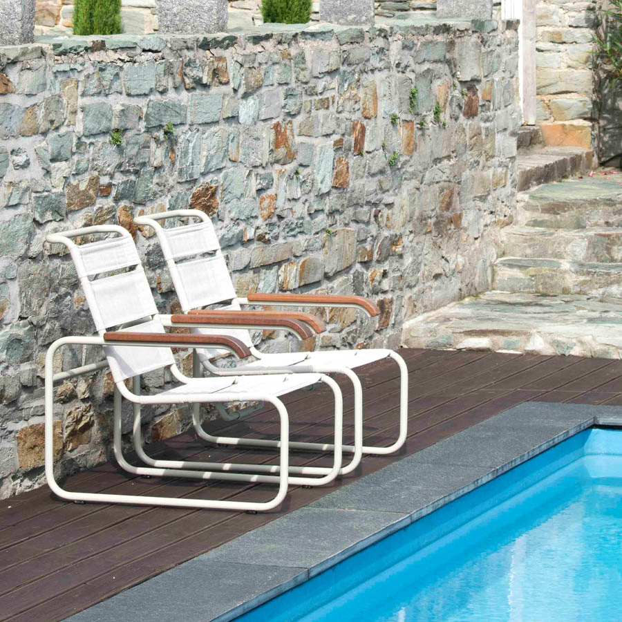 THONET Stahlrohr-Freischwinger S 35 N Outdoor - Beispielbild