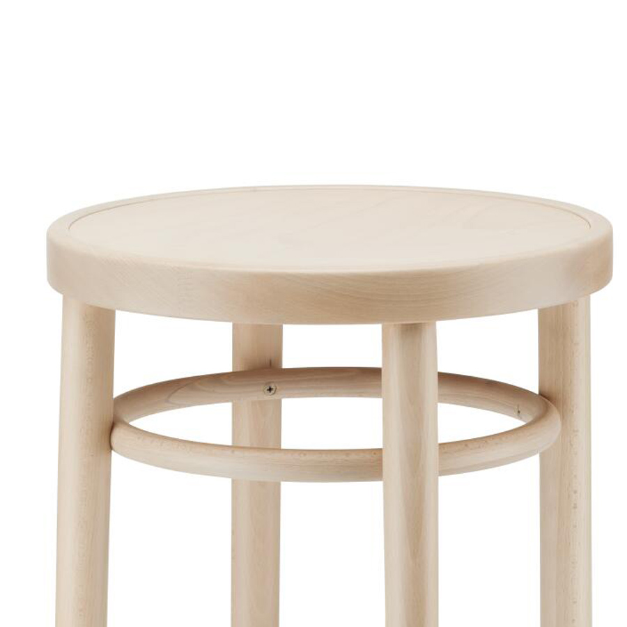 THONET 204 MH Barhocker | Muldensitz | Nahaufnahme