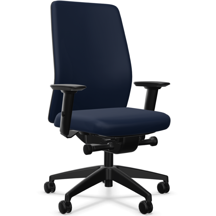 Interstuhl AIM AM11E kobaltblau seitlich vorne