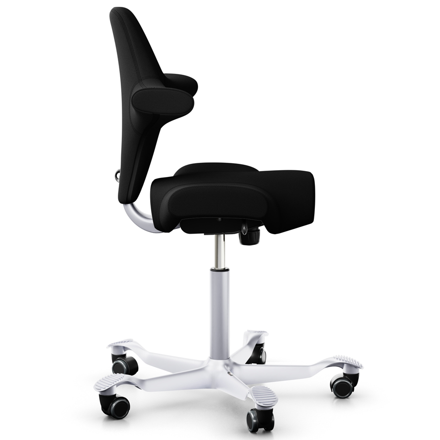 HAG Capisco 8106 Xtreme schwarz Gestell Silber Gasfeder 150