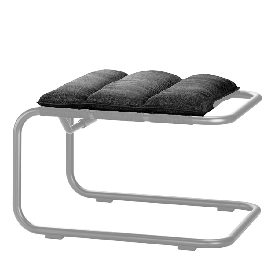 Thonet S 35 NH Hocker Kissenauflage anthrazit