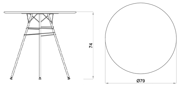 ArperLeafTischhoch-masse