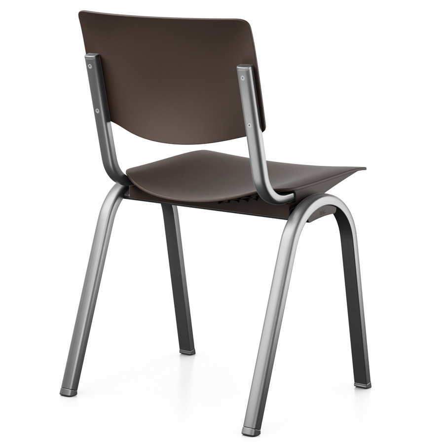 HAG Celi Kunststoffstuhl | Gestell Raw | Schale Recycled Schneepflug-Edition