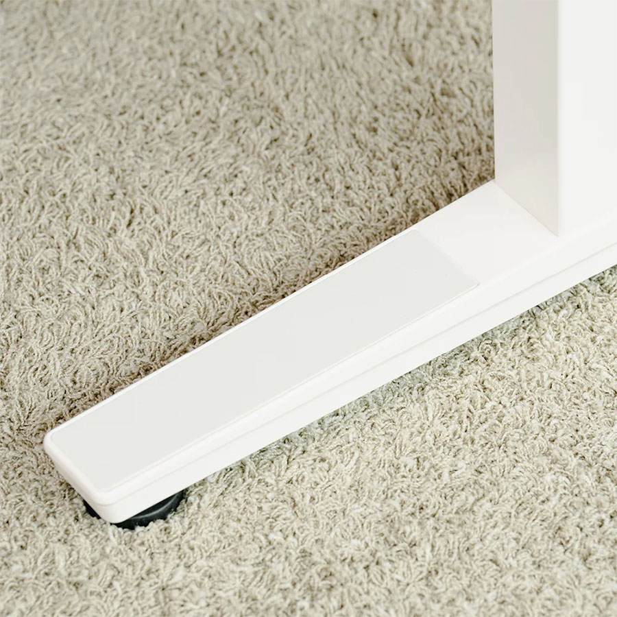 Yaasa Desk Expert Gestell weiß, Tischplatte Weiß