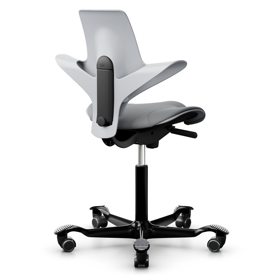 HAG Capisco Puls Grau mit Stoff Nex07