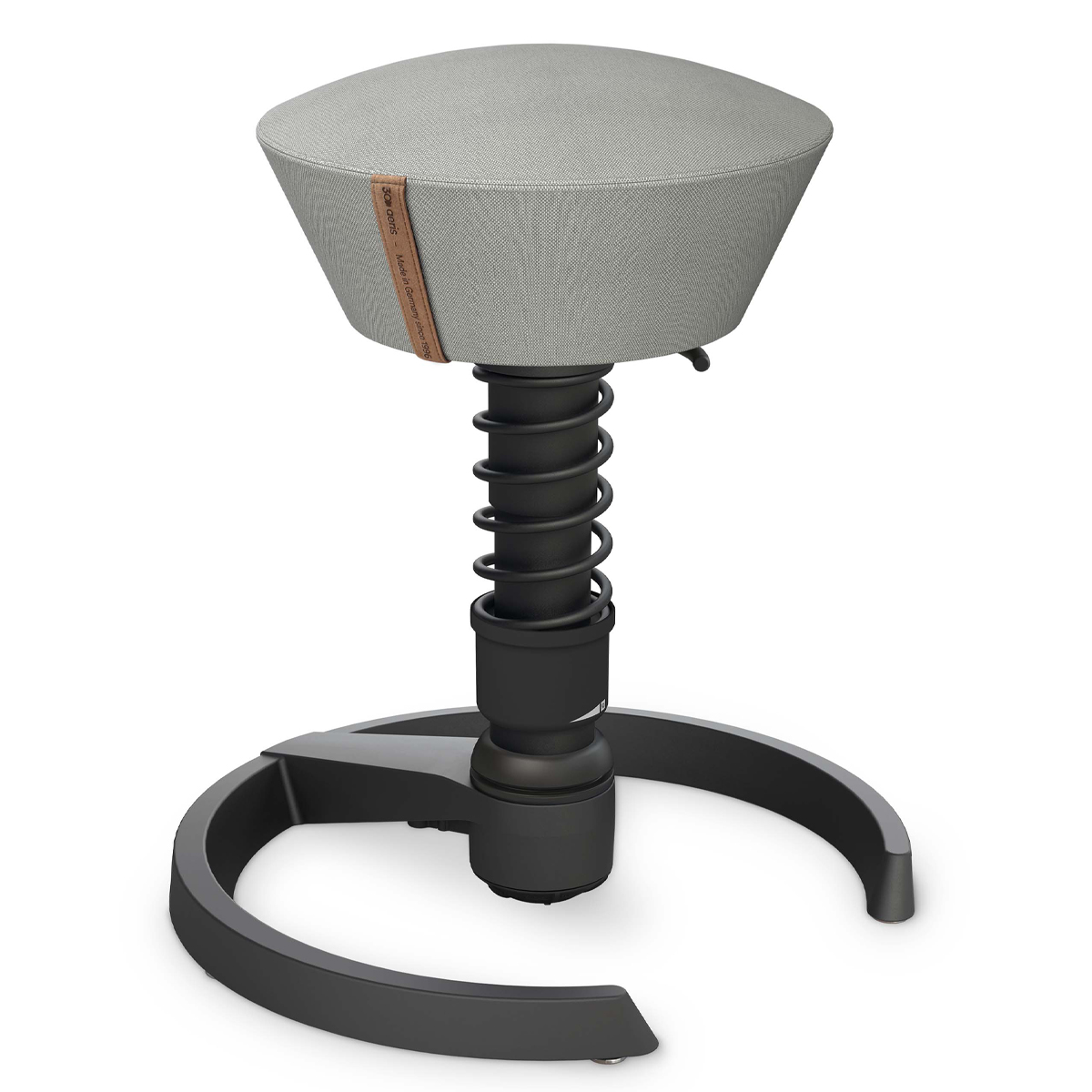 Aeris Swopper Jubiläum Musa New Grey Gestell mit Gleitern schwarz Front