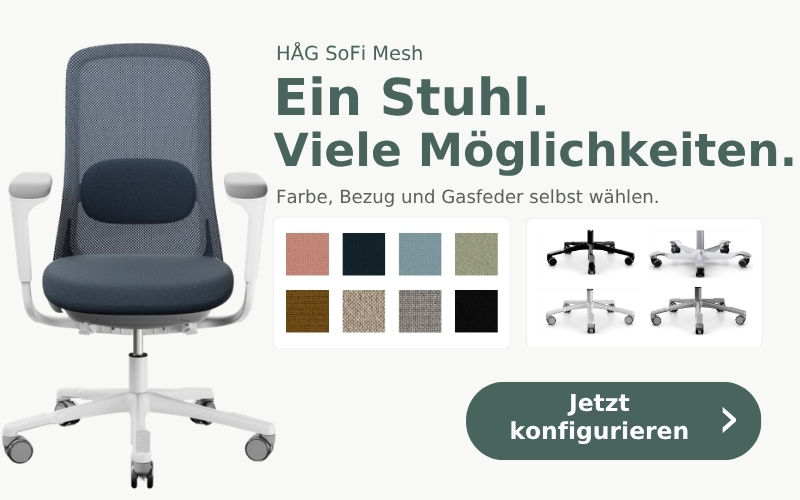 HÅG SoFi Mesh 7500 individuell konfigurieren