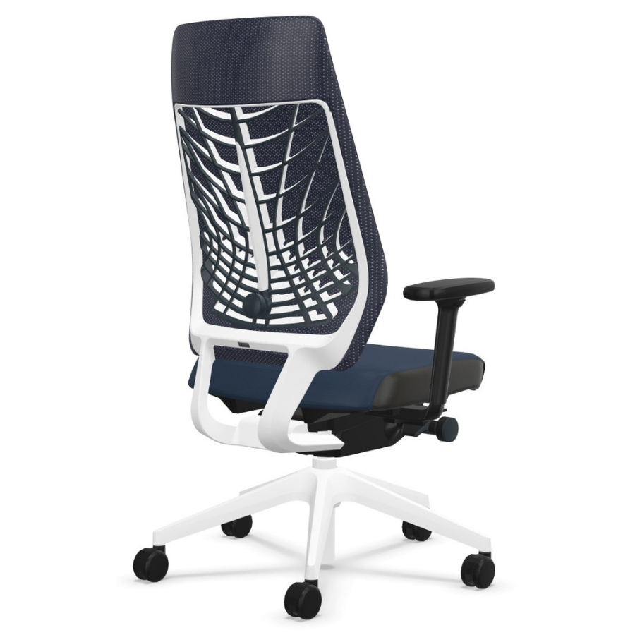 Interstuhl JOYCEis3 (JC21C, JC217) Netzfarbe kobaltblau Polsterfarbe saphirblau