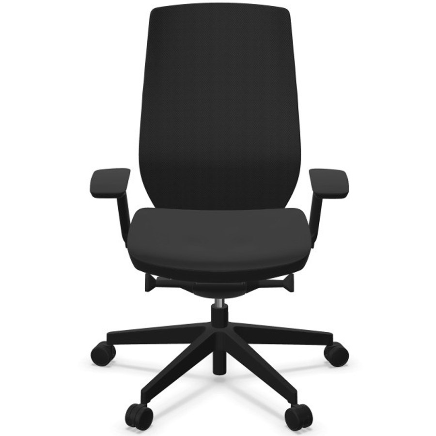 Profim AccisPro mit Netzrücken schwarz und Sitzbezug EVO schwarz EV11