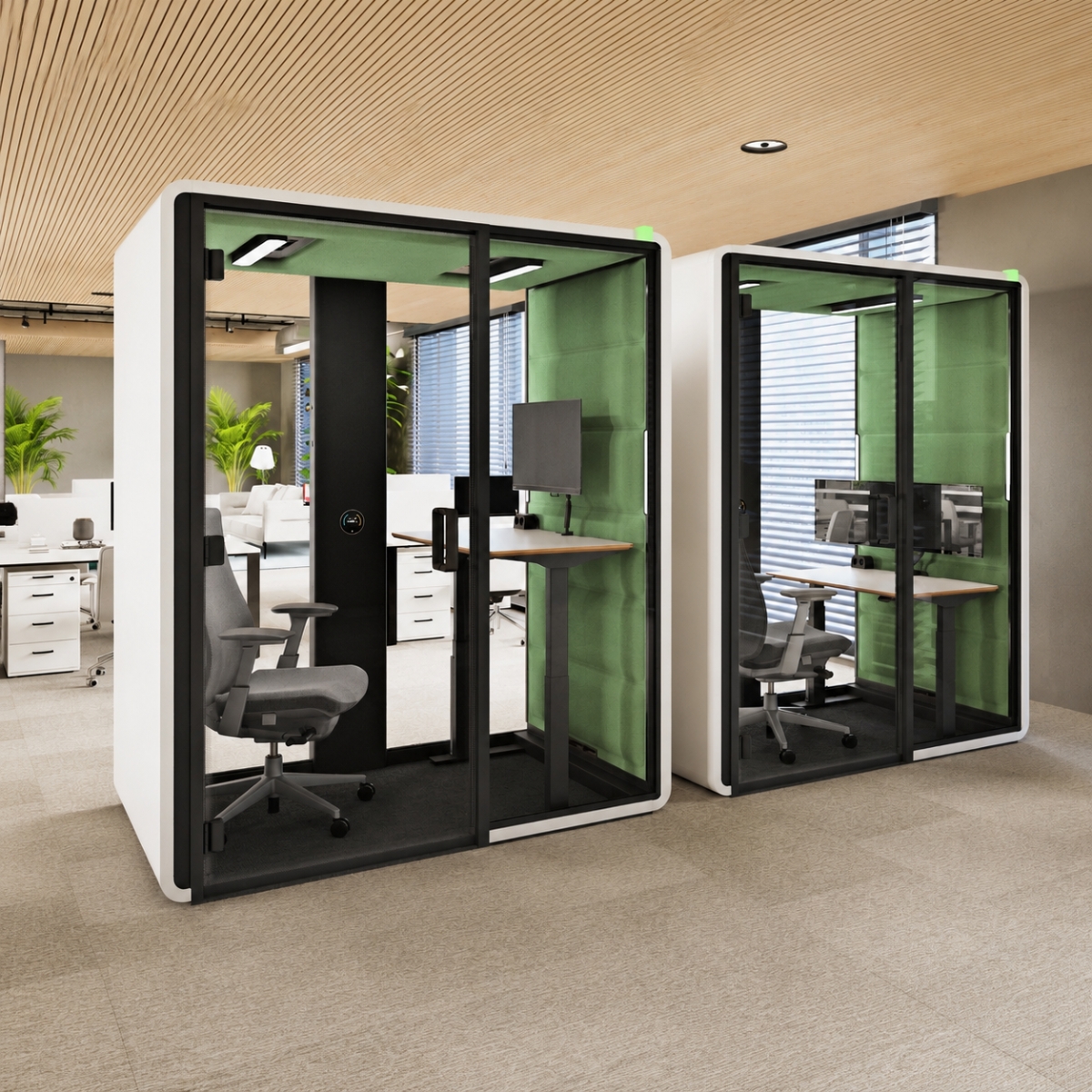 Hushoffice HushFree Work Akustikbox | Konfigurator