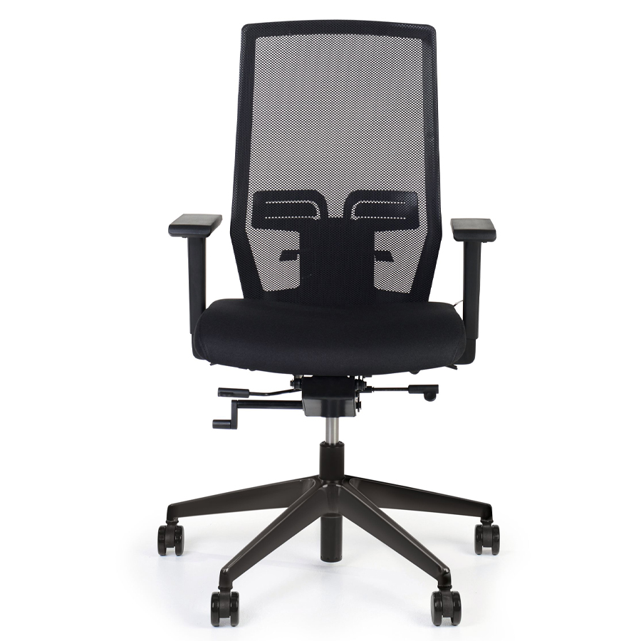 König+Neurath JET II SP Bürodrehstuhl mit Netzrücken - Frontansicht