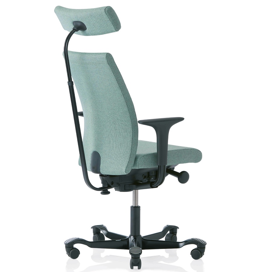 HAG Creed mit 2D-Armlehne und Kopfstütze (Bild zeigt die Variante mit hoher Rückenlehne)