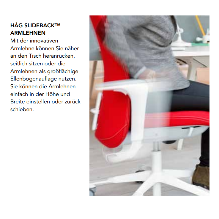 hag SoFi Slideback Armlehne