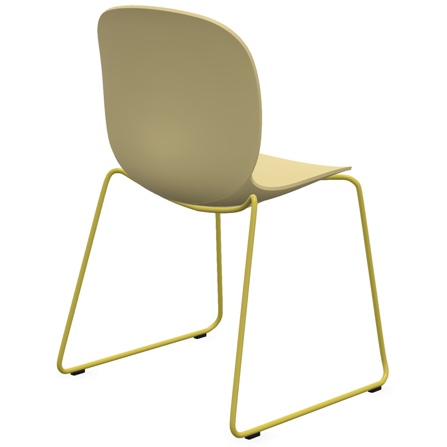 Profim Noor Kufenstuhl 6060 Straw Canola