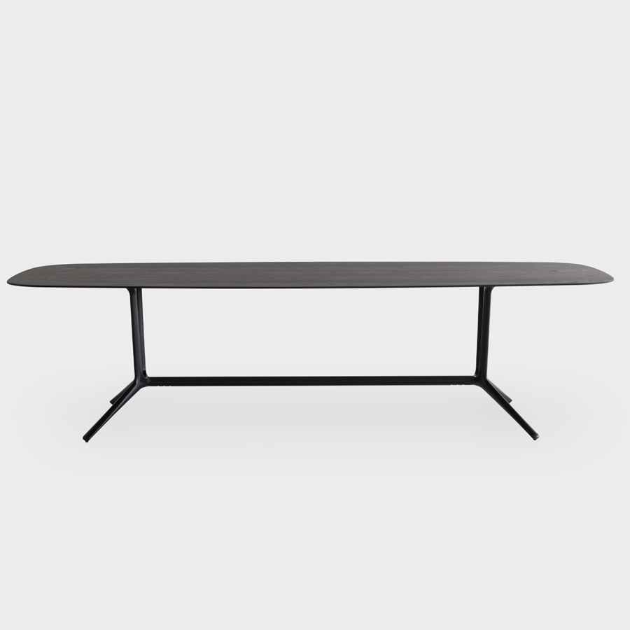 lapalma Trail Tisch Indoor | schwarz offenporig | rechteckige Platte | Beispielbild