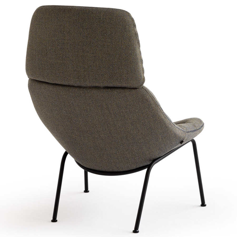 Noti Mishell Soft XL Sessel mit Vierfußgestell Stoff Melange Nap 371