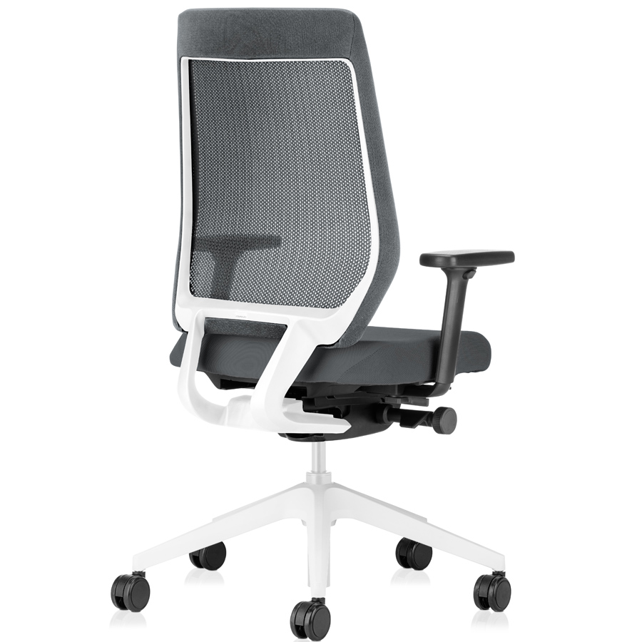 Interstuhl Joyce JC211 anthrazit hellgrau Rückansicht