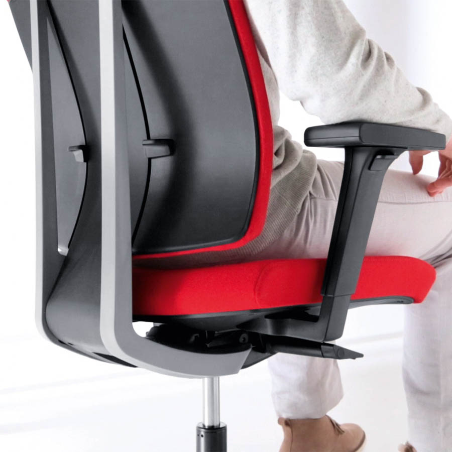 Profim Xenon mit Polsterrücken Detail Rücken