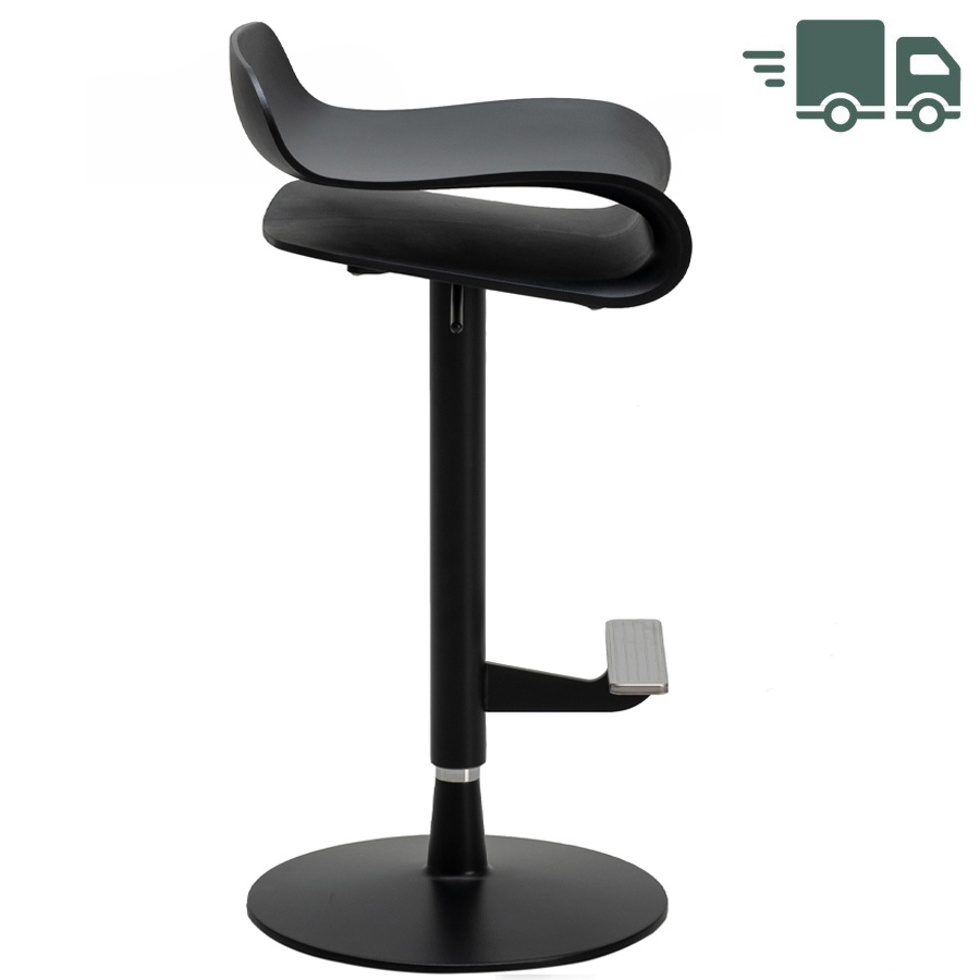 Kristalia BCN Barhocker schwarz höhenverstellbar
