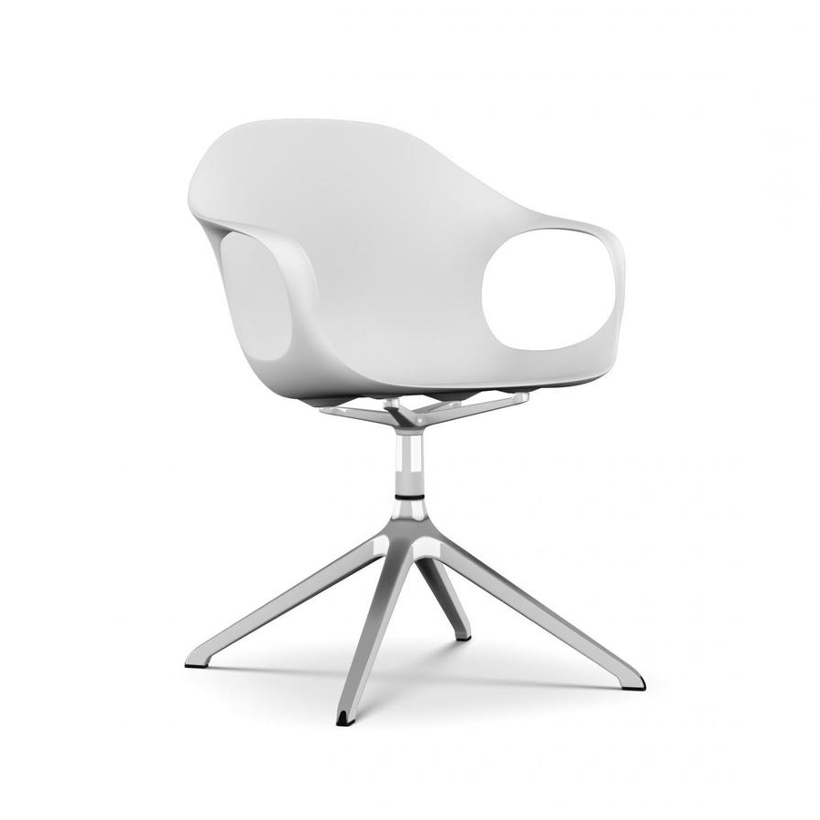 Kristalia Elephant Drehstuhl weiß alu