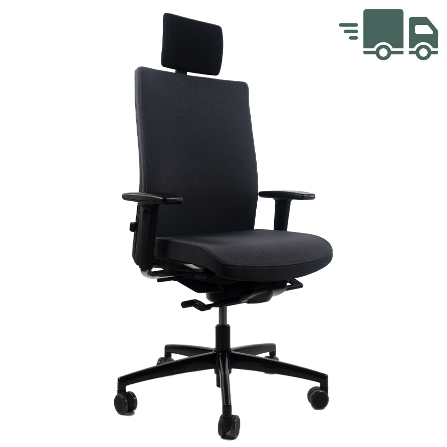 ABVERKAUF: König+Neurath OKAY.II Bürodrehstuhl | Leichte Mängel | Polsterrücken | Kopfstütze