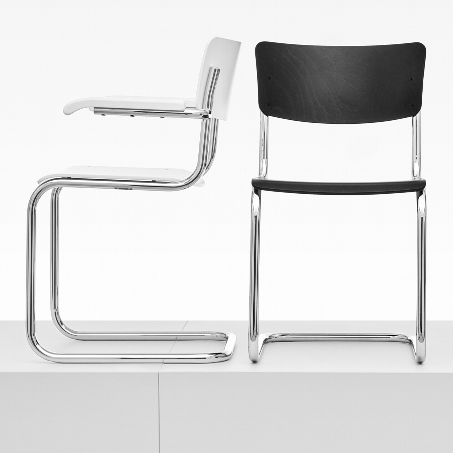 THONET Stahlrohr-Freischwinger S 43 F - Beispielbild