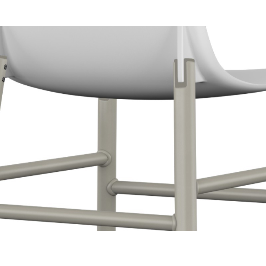 Detail Ansicht von hinten Kristalia Sharky