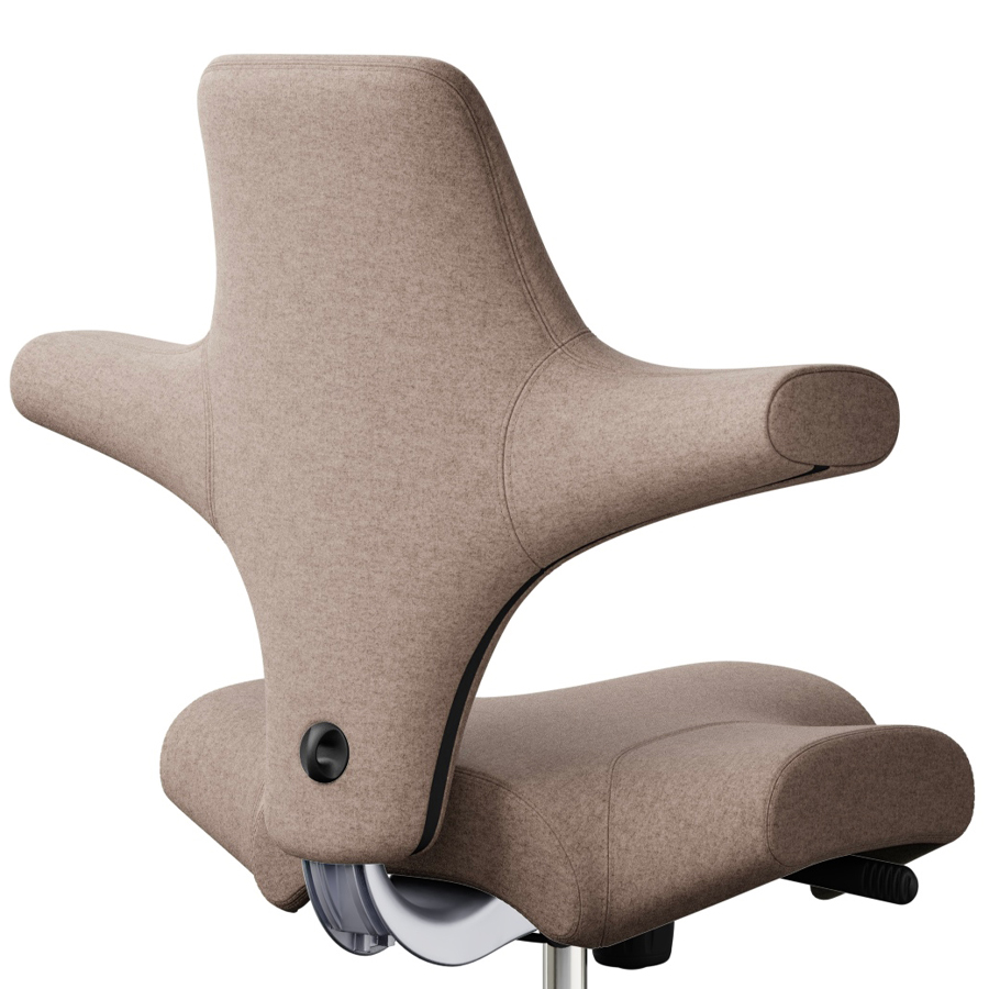 Abverkauf: HAG CAPISCO 8106 | Filzstoff beige-rosa meliert | Gestell silber