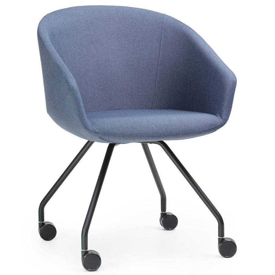 Bejot Oxco OX 5R Konferenzsessel Stoff Cura CR667, Gestell schwarz