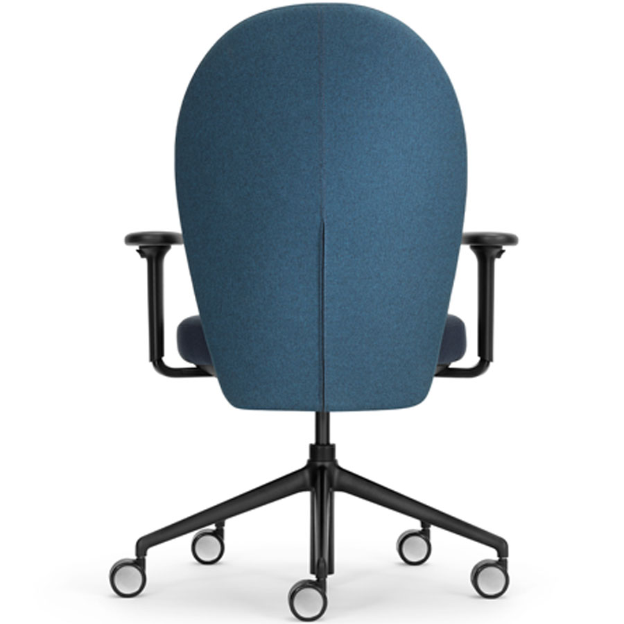 Girsberger Marva Bürostuhl Homeoffice mit Designrollen - Rückansicht