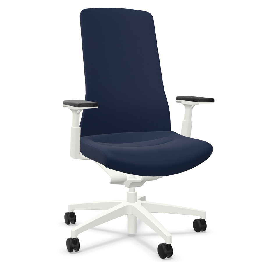 Interstuhl PUREis3 PU113 saphirblau - Frontansicht