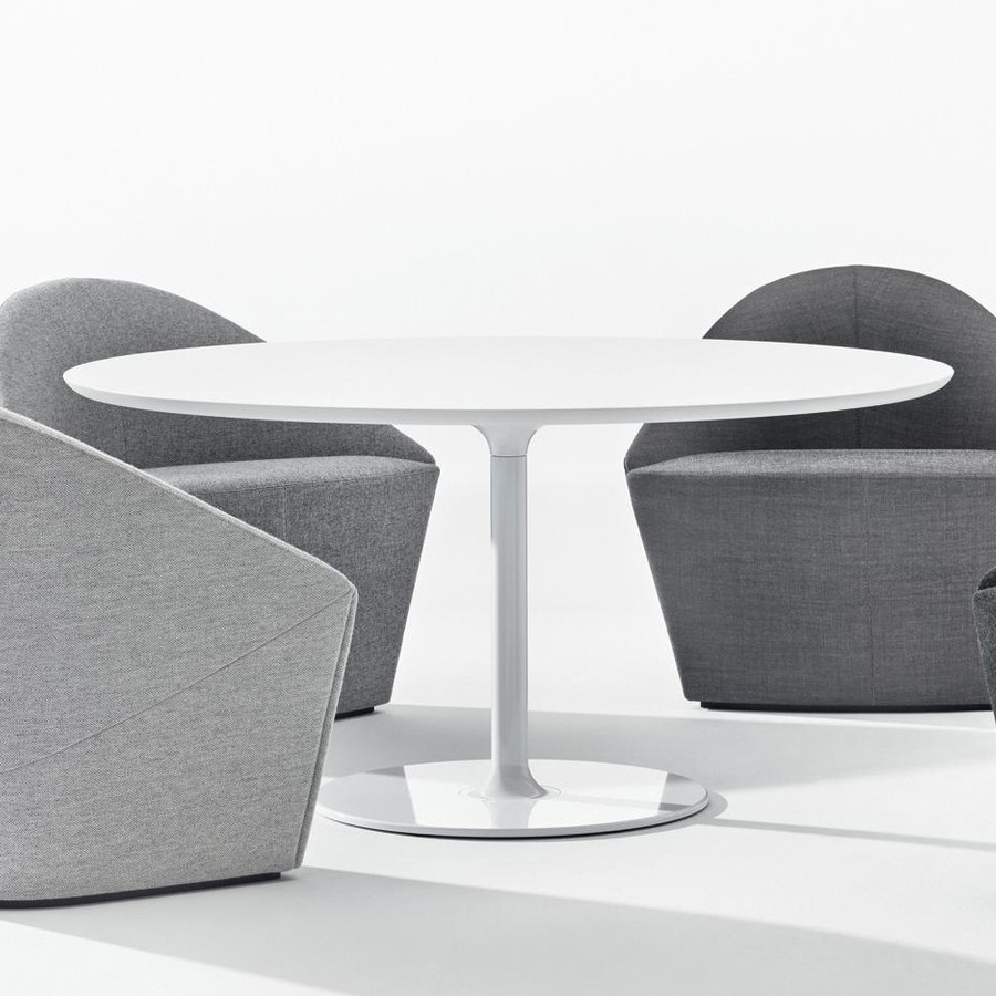 Arper DIZZIE Esstisch Höhe 74 cm weiß