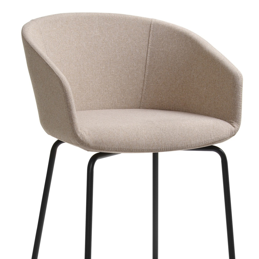 Bejot Oxco small OX S H Barhocker gepolstert - Stoff Bond BD 008