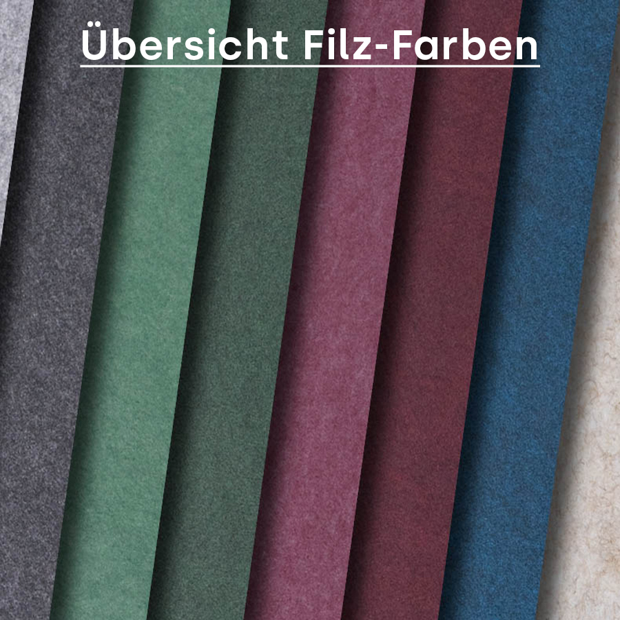 Übersicht Filz-Farben