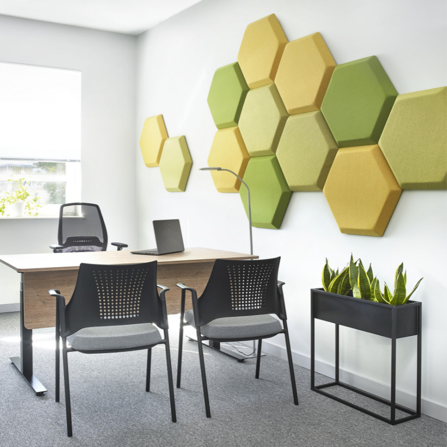 Bejot Silent Block SBW H Akustik Wandpaneel - Beispielbild