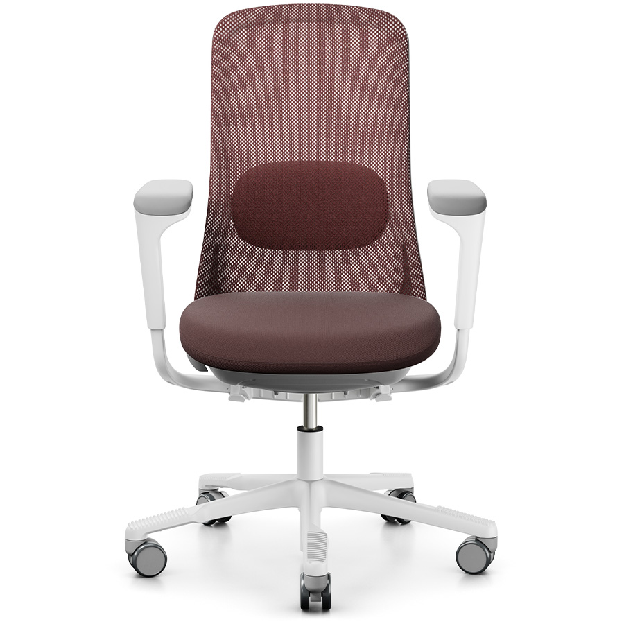HAG SoFI Mesh 7500 Burgundy mit Gestell in Weiß