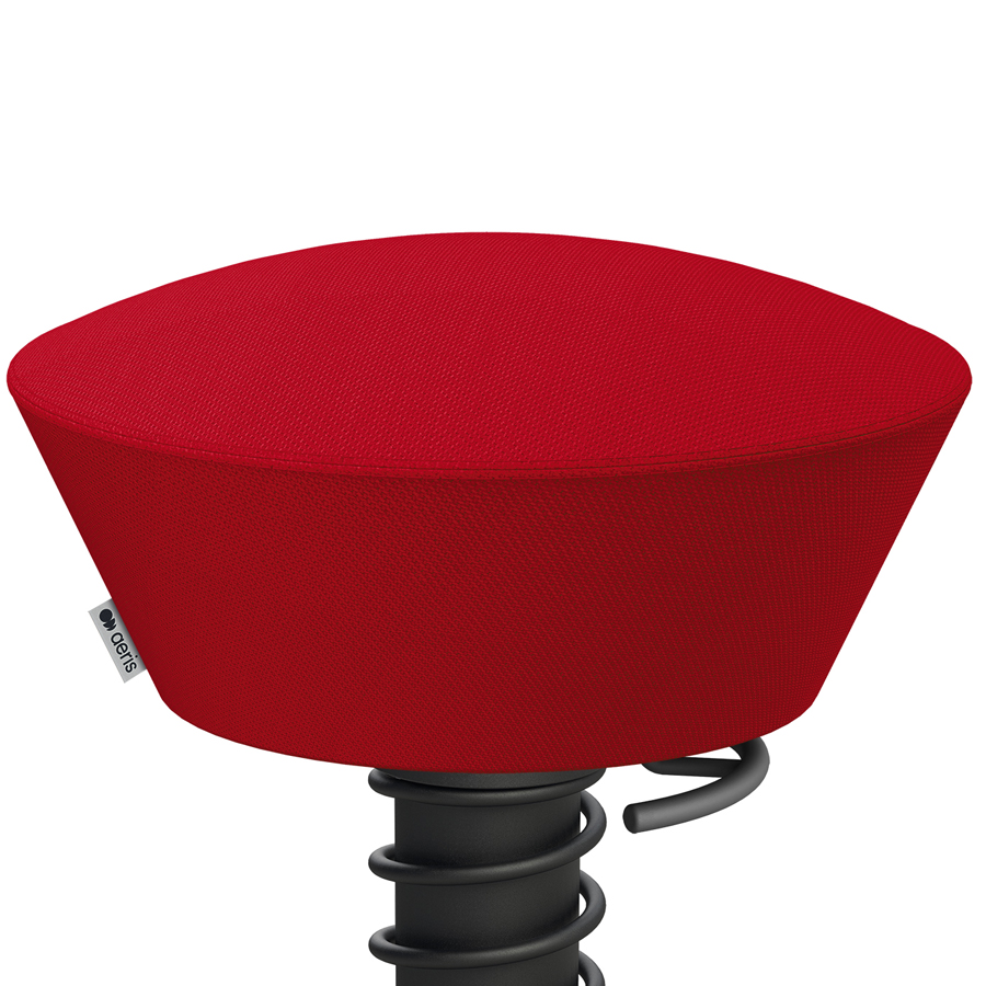 Aeris Swopper Select Wolle rot - Gleiter - Gestell schwarz - Nahaufnahme