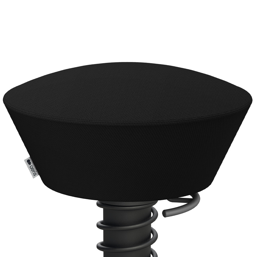 Aeris Swopper Select Wolle mit Gleitern - Sitz schwarz - Gestell schwarz