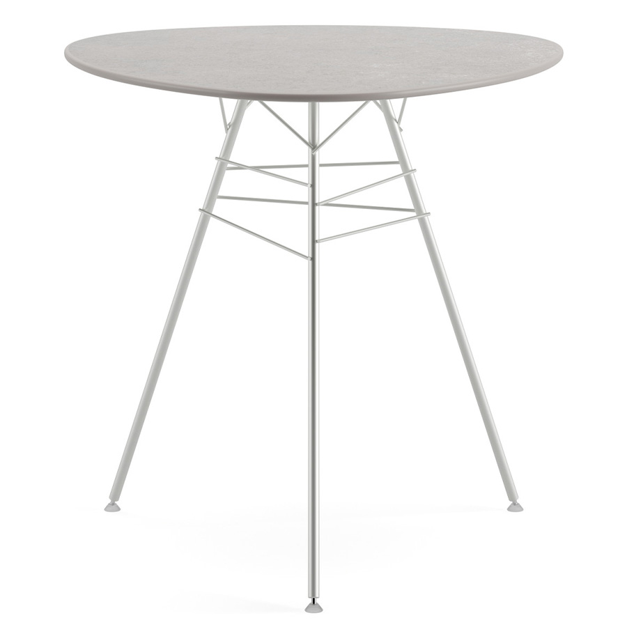 Arper LEAF 1814 Beistelltisch runde Platte - Höhe 74 cm