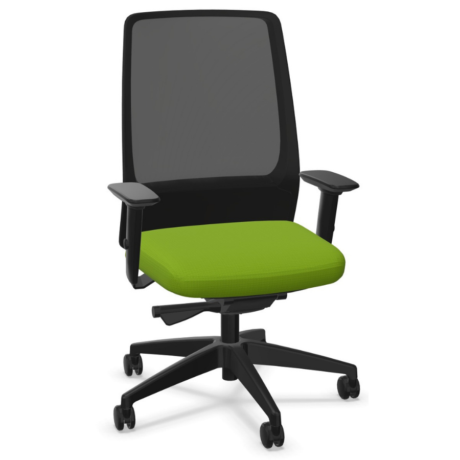 Interstuhl AIMis1 1S03 Bürostuhl schwarz maigrün