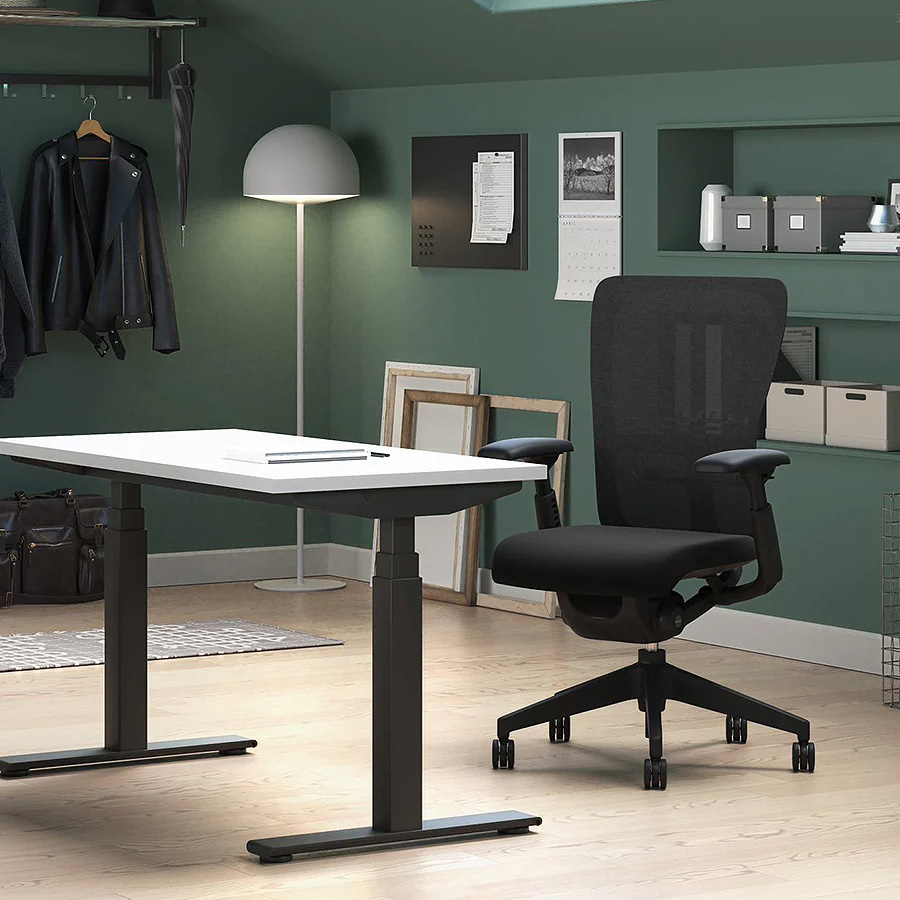 HAWORTH Zody (Comforto 89) Bürodrehstuhl schwarz mit Netzrücken - Beispielbild