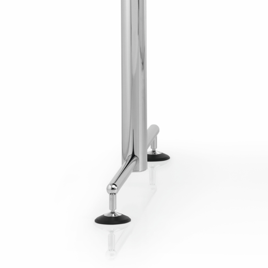 Bosse TC Konferenztisch | Gestell Chrom | Stellgleiter | Detailbild