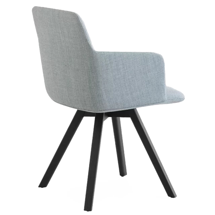 lapalma Foil S590 Gestell Esche schwarz gebeizt offenporig - Bezug Remix 0123 - Rückseite