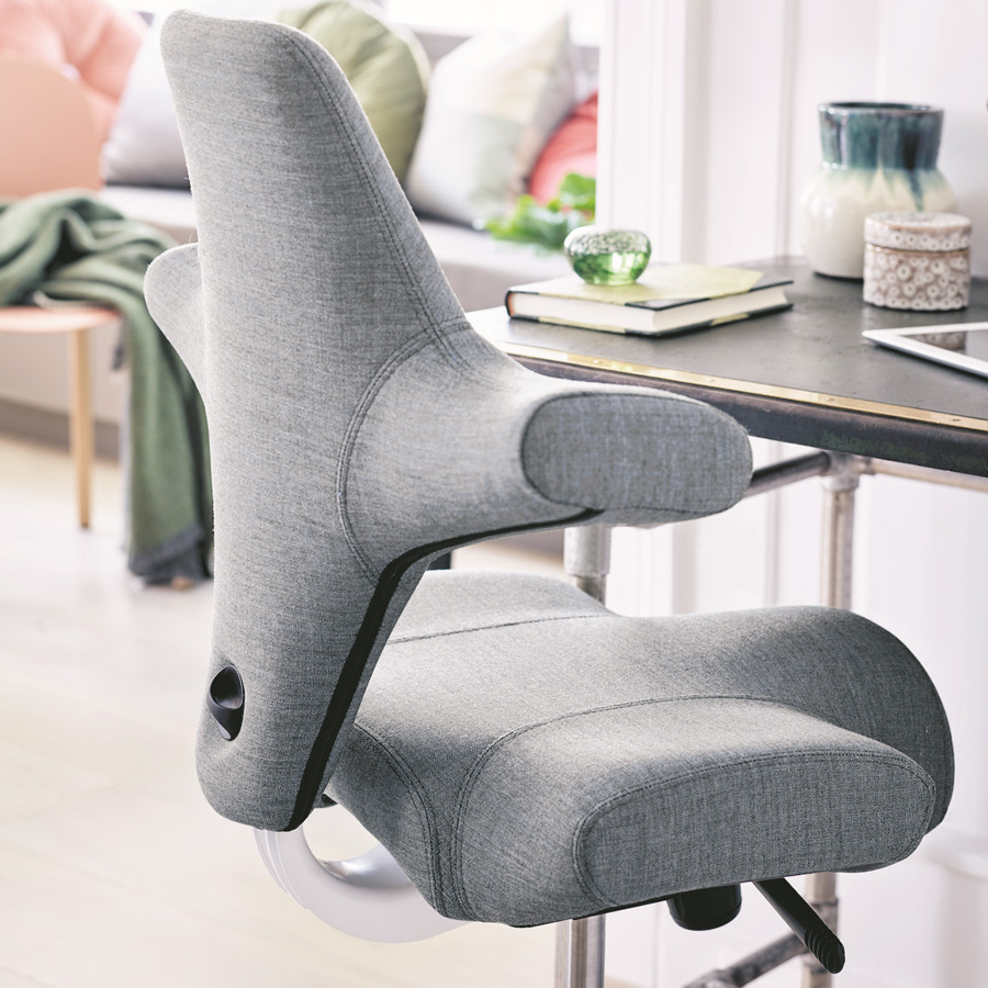 HAG Capisco Remix hellgrau - Gestell silber