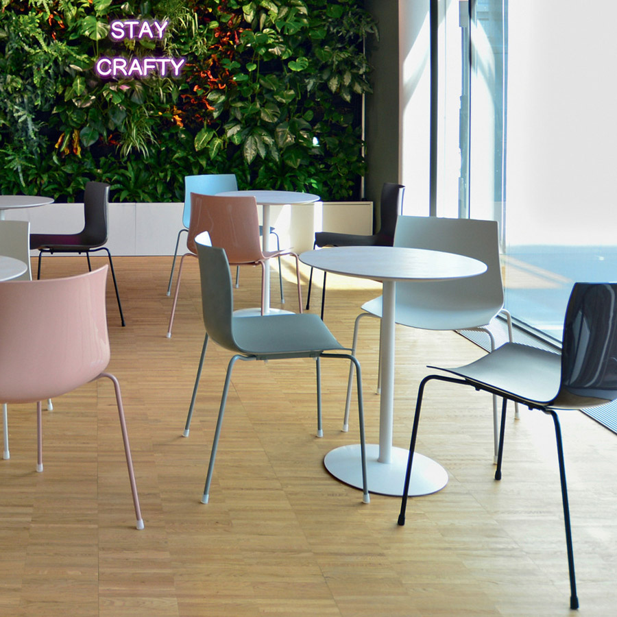 Arper Catifa 46 0251 Gartenstuhl Vierfuss monocolor