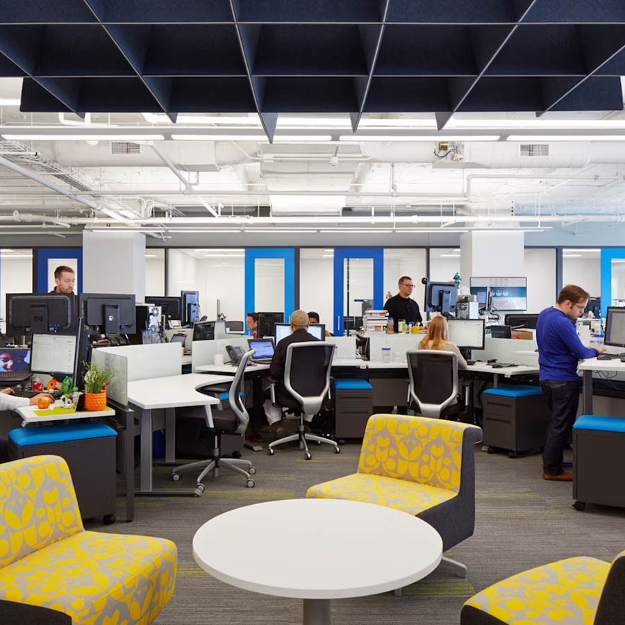 BuzziSpace BuzziGrid | Deckenabsorber | Beispielbild