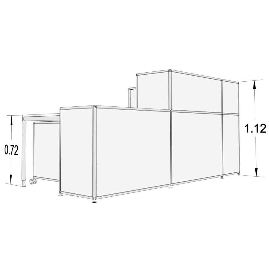 Bosse Modul Space Empfangstheke Abmessungen