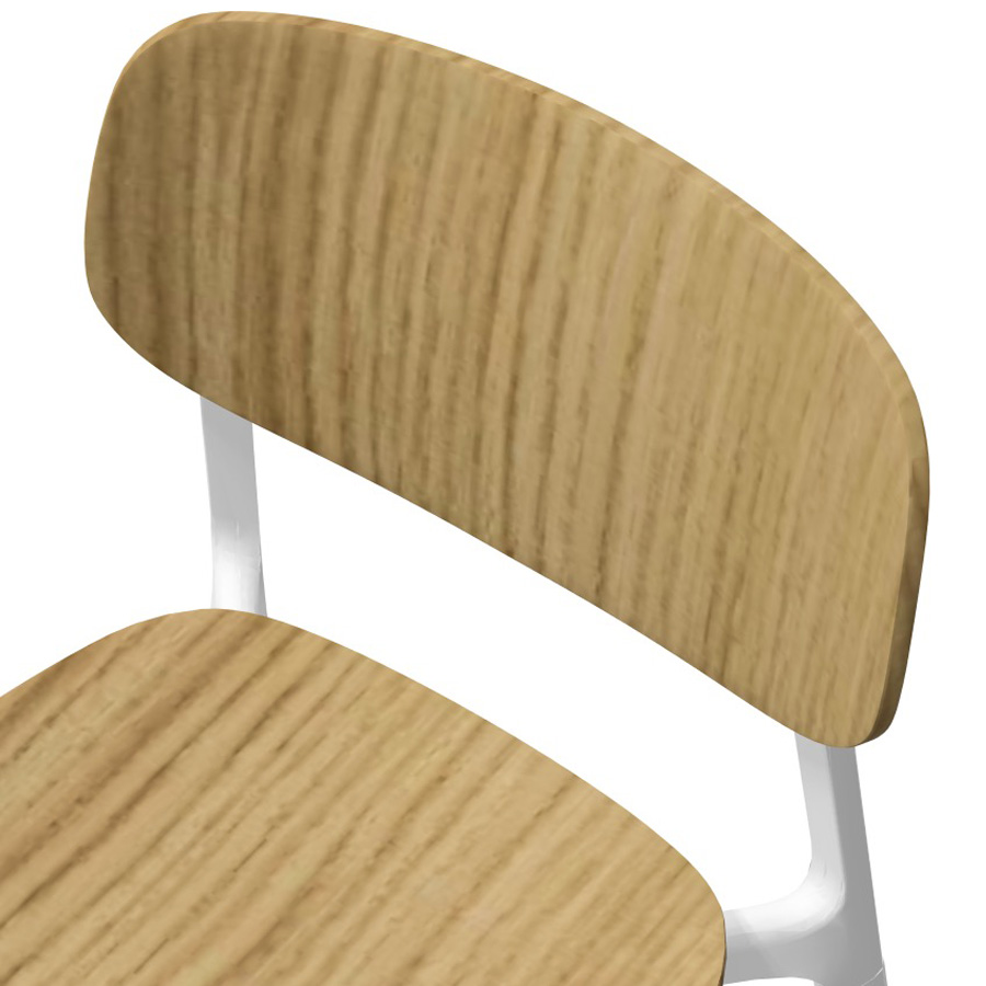 Kristalia COLANDER Hocker europäische Eiche